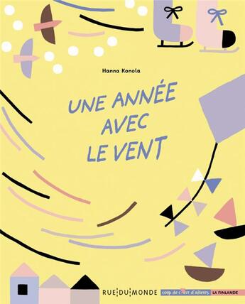 Couverture du livre « Une année avec le vent » de Hanna Konola aux éditions Rue Du Monde