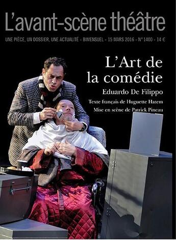 Couverture du livre « L' art de la comedie » de Eduardo De Filippo aux éditions Avant-scene Theatre