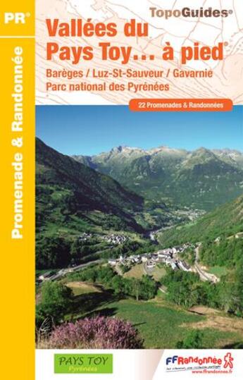 Couverture du livre « Vallées du Pays Toy... à pied (édition 2017) » de  aux éditions Ffrp