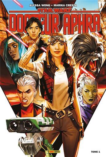 Couverture du livre « Docteur Aphra t.1 » de Alyssa Wong et Marika Cresta aux éditions Panini