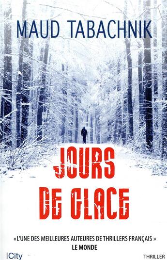 Couverture du livre « Jours de glace » de Maud Tabachnik aux éditions City