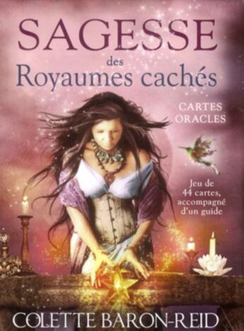 Couverture du livre « Sagesse des royaumes cachés (44 cartes) » de Colette Baron-Reid aux éditions Ada