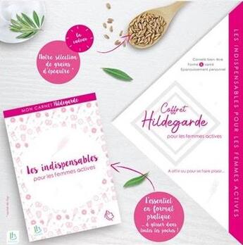 Couverture du livre « Coffret Hildegarde pour les femmes actives » de Melody Moulins aux éditions Ih