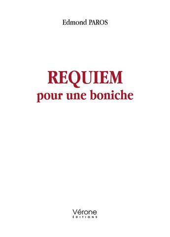 Couverture du livre « Requiem pour une boniche » de Edmond Paros aux éditions Verone