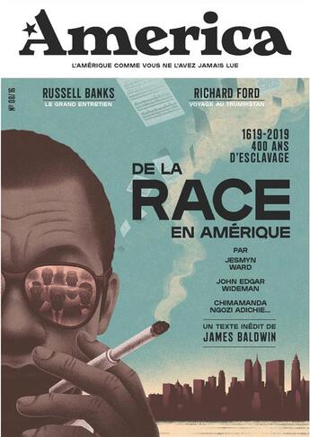 Couverture du livre « Revue America t.8 ; de la race en Amérique » de Revue America aux éditions Revue America