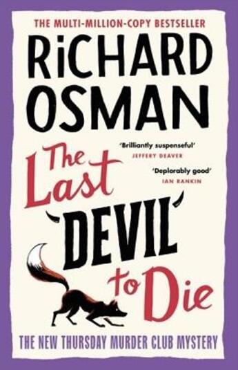 Couverture du livre « THE LAST DEVIL TO DIE - THE THURSDAY MURDER CLUB » de Richard Osman aux éditions Penguin