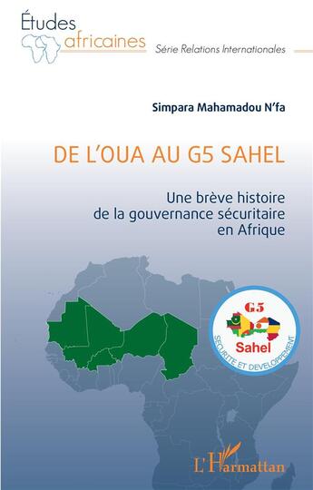 Couverture du livre « De l'OUA au G5 Sahel » de Mahamadou N'Fa Simpara aux éditions L'harmattan