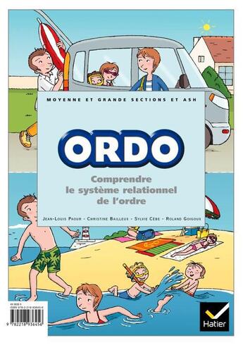 Couverture du livre « Comprendre le système relationnel de l'ordre ; maternelle moyenne et grande sections ordo ; guide du maître » de Cebe/Goigoux/Paour aux éditions Hatier