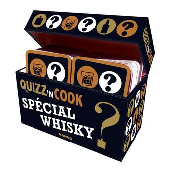 Couverture du livre « Quizz n'cook ; spécial whisky » de Philippe Toinard aux éditions Mango