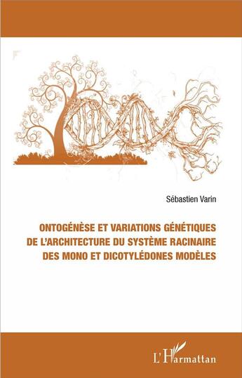 Couverture du livre « Ontogénèse et variations génétiques de l'architecture du système racinaire des mono et dicotylédones modèles » de Sébastien Varin aux éditions L'harmattan