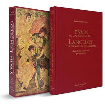 Couverture du livre « Yvain ou le Chevalier au Lion et Lancelot ou le Chevalier de la Charrette illustrés par les peintres préraphaëlites » de Chretien De Troyes aux éditions Diane De Selliers