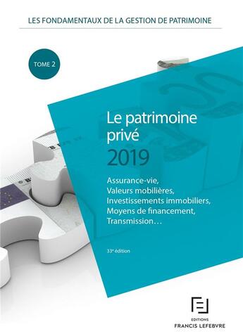 Couverture du livre « Patrimoine privé » de  aux éditions Lefebvre