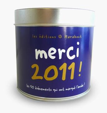 Couverture du livre « Merci 2011 ! » de Petronille aux éditions Marabout