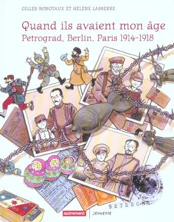 Couverture du livre « Quand ils avaient mon age petrograd, ber - illustrations, couleur » de Bonotaux Gilles / La aux éditions Autrement