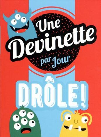 Couverture du livre « Une devinette drôle par jour (édition 2023) » de  aux éditions Hugo Image