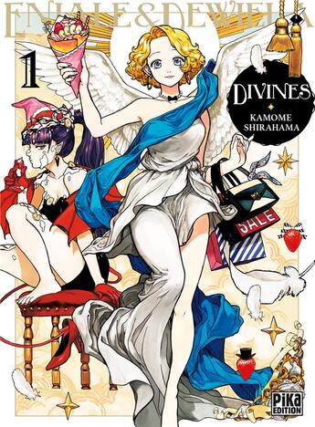 Couverture du livre « Divines ; Eniale & Dewiela Tome 1 » de Kamome Shirahama aux éditions Pika