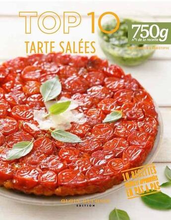 Couverture du livre « Top 10 of tartes salées » de  aux éditions Alain Ducasse