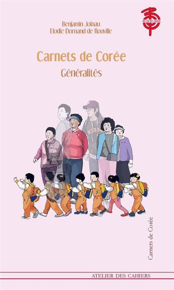 Couverture du livre « Carnets de Corée ; généralités » de Benjamin Joinau et Elodie Dornand De Rouville aux éditions Atelier Des Cahiers