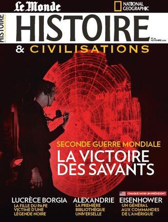 Couverture du livre « Histoire & civilisations n 66 - seconde guerre mondiale : la victoire des savants - novembre 2020 » de  aux éditions Malesherbes