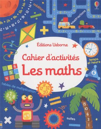 Couverture du livre « Cahier d'activités ; les maths » de Sam Smith aux éditions Usborne