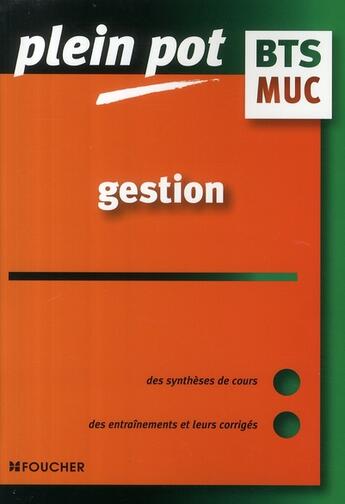 Couverture du livre « Gestion » de Patrick Roussel aux éditions Foucher