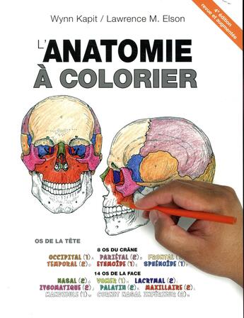 Couverture du livre « Anatomie à colorier (4e édition) » de Wynn Kapit et Lawrence M. Elson aux éditions Edisem