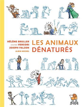 Couverture du livre « Les animaux dénaturés » de Helene Bruller et Joseph Falzon et Vercors aux éditions Albin Michel