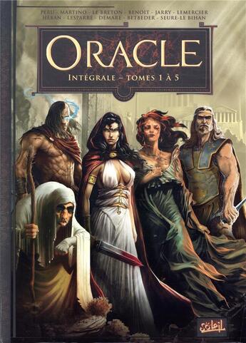 Couverture du livre « Oracle : coffret Intégrale Tomes 1 à 5 : la pythie » de Nicolas Jarry et Stefano Martino et Olivier Peru et Collectif aux éditions Soleil