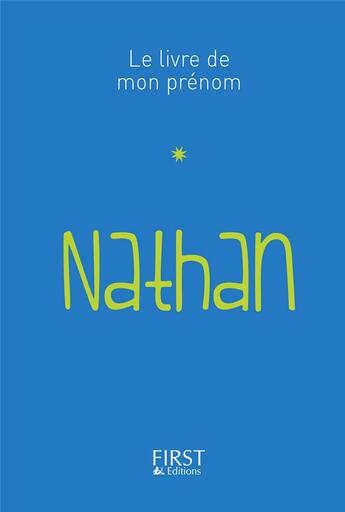 Couverture du livre « Nathan » de Jules Lebrun aux éditions First