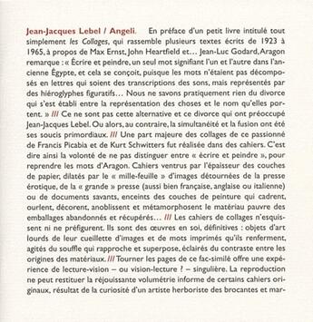Couverture du livre « Angeli » de Jean-Jacques Lebel aux éditions Yellow Now