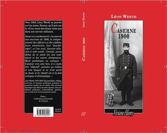 Couverture du livre « Caserne 1900 » de Leon Werth aux éditions Viviane Hamy