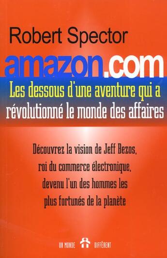 Couverture du livre « Amazon.Com » de Spector aux éditions Un Monde Different