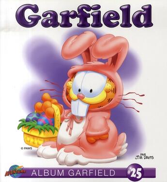 Couverture du livre « Garfield t.25 » de Jim Davis aux éditions Presses Aventure