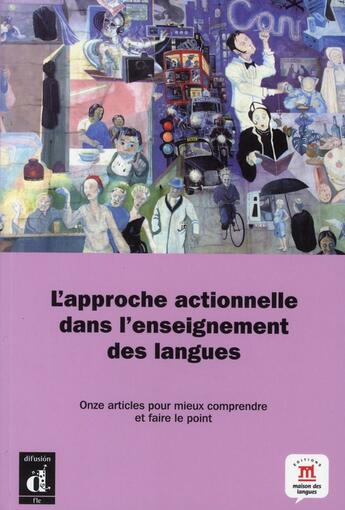 Couverture du livre « Approche actionnelle dans l'enseignement des langues » de  aux éditions La Maison Des Langues