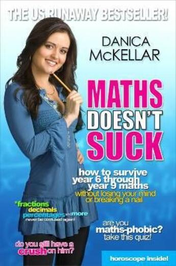 Couverture du livre « Maths doesn't suck » de Danica Mckellar aux éditions Adult Pbs