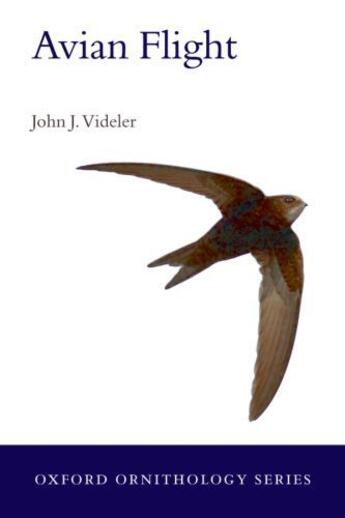 Couverture du livre « Avian Flight » de Videler John J aux éditions Oup Oxford