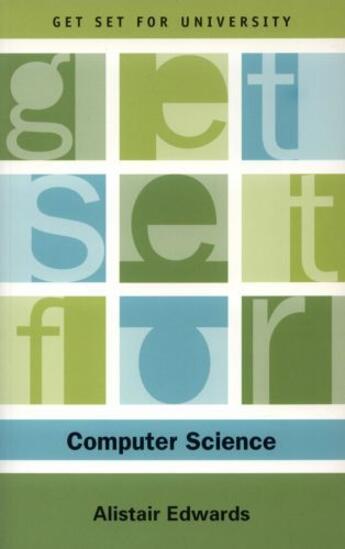 Couverture du livre « Get Set for Computer Science » de Edwards Alistair aux éditions Edinburgh University Press