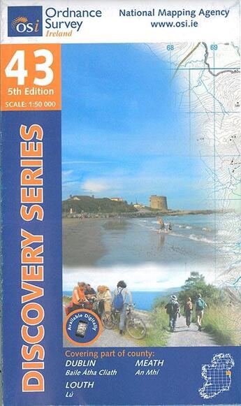 Couverture du livre « Dublin/louth/meath/west meath » de  aux éditions Ordnance Survey