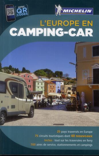 Couverture du livre « L'Europe en camping-car (édition 2013) » de Collectif Michelin aux éditions Michelin