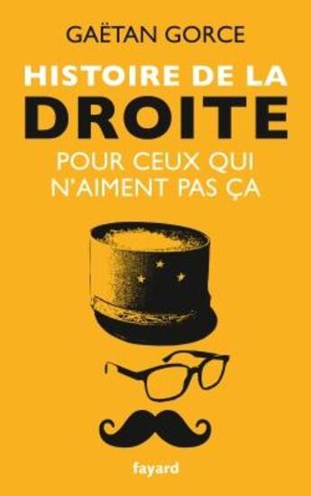 Couverture du livre « Histoire de la droite pour ceux qui n'aiment pas ça » de Gaetan Gorce aux éditions Fayard