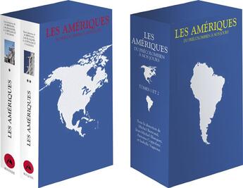 Couverture du livre « Les Amériques ; coffret t.1 et t.2 » de Michel Bertrand et Antoine Coppolani et Isabelle Vagnoux et Jean-Michel Blanquer aux éditions Bouquins