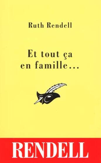 Couverture du livre « Et Tout Ca En Famille... » de Rendell-R aux éditions Editions Du Masque