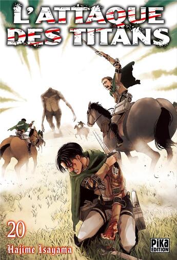 Couverture du livre « L'attaque des titans Tome 20 » de Hajime Isayama aux éditions Pika