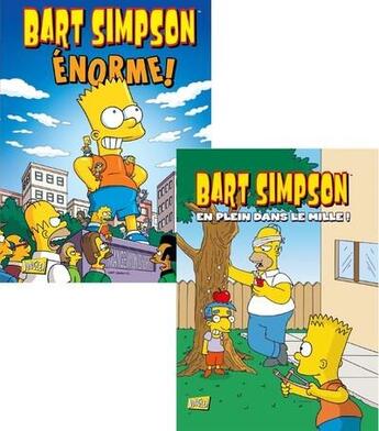 Couverture du livre « Bart Simpson : Tome 8 et Tome 13 » de Matt Groening et Collectif aux éditions Jungle