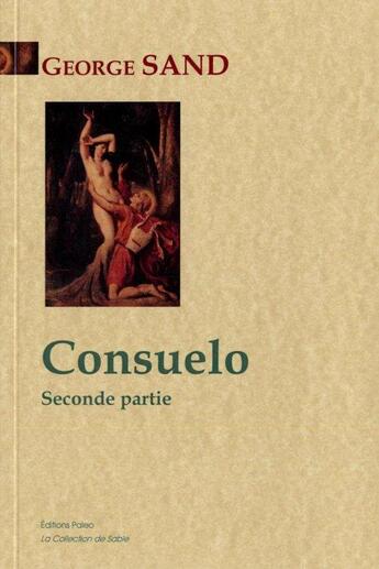 Couverture du livre « Consuelo t.2 » de George Sand aux éditions Paleo