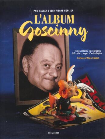 Couverture du livre « L'album goscinny » de Casoar+Mercier aux éditions Les Arenes