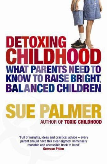 Couverture du livre « Detoxing Childhood » de Palmer Sue aux éditions Orion Digital