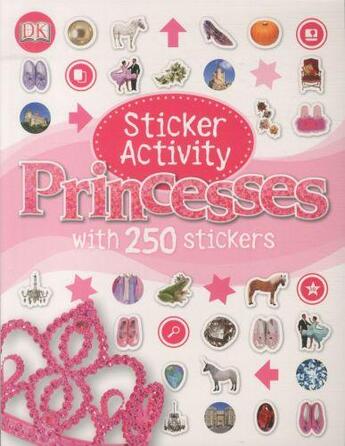 Couverture du livre « Sticker activity princesses » de  aux éditions Dk Children