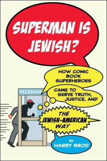 Couverture du livre « Superman Is Jewish? » de Brod Harry aux éditions Free Press