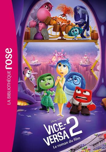 Couverture du livre « Vice-Versa 2 : Le roman du film » de Disney aux éditions Hachette Jeunesse